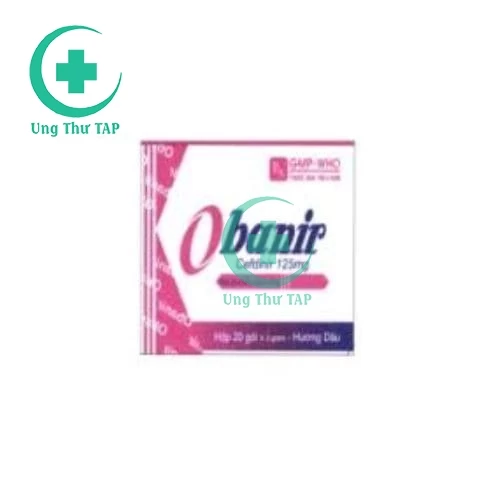 Obanir Cefdinir 125mg - Thuốc điều trị viêm tai, viêm xoang